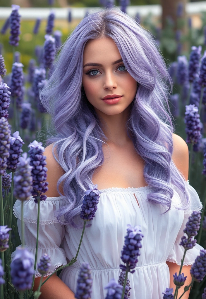 23 Stunning Fall Hair Color Ideas That Will Turn Heads This Autumn! - 15. Cool Lavender