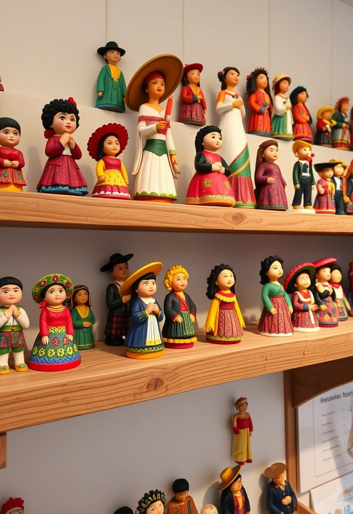 27 Vibrant Mexican Home Decor Ideas That Will Transform Your Space! - 15. Artistic Clay Figurines