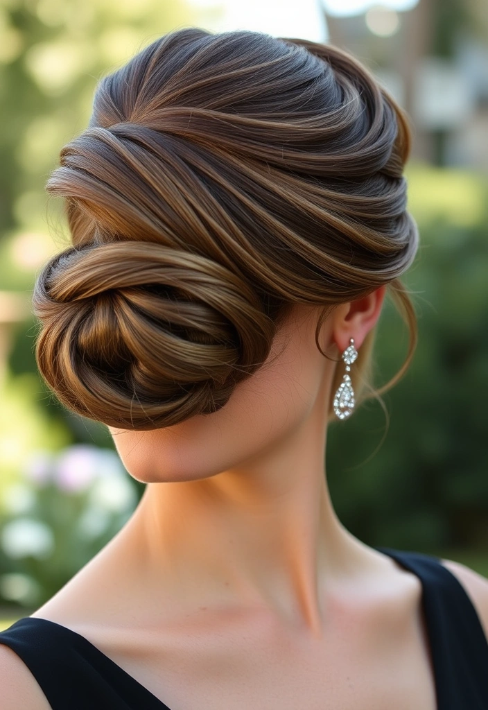 22 Stunning Short Hair Updos for Every Occasion (You Won't Believe #10!) - 1. The Classic Chignon