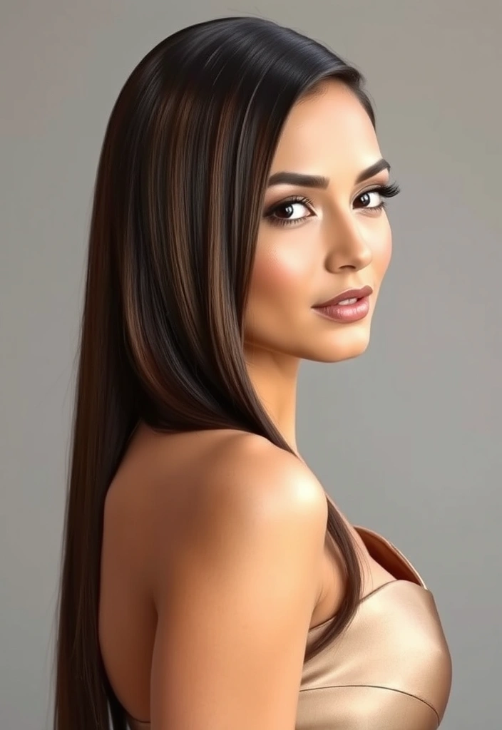 20 Fashionable Haircuts for Thin Hair That Will Transform Your Look Instantly! - 9. Sleek and Straight