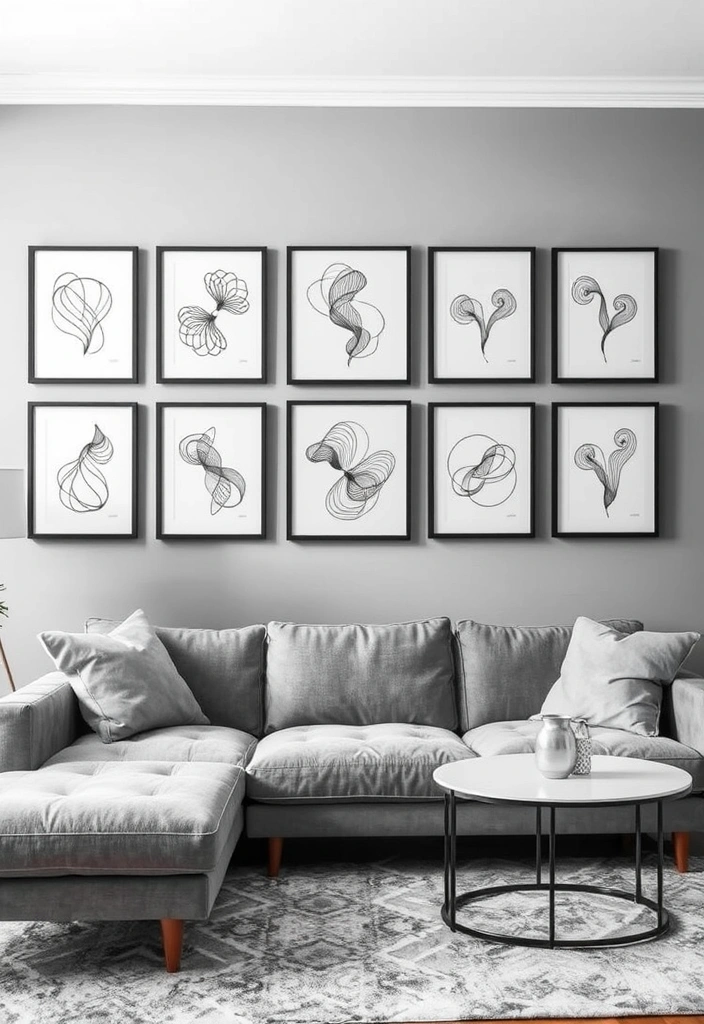 22 Free Organic Modern Wall Art Prints That Will Instantly Elevate Your Space! - 6. Monochrome Line Art