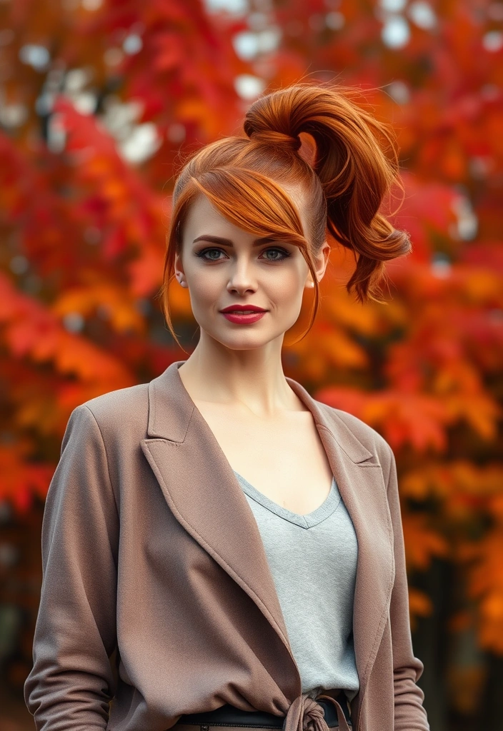 23 Stunning Fall Hair Color Ideas That Will Turn Heads This Autumn! - 18. Bright Copper