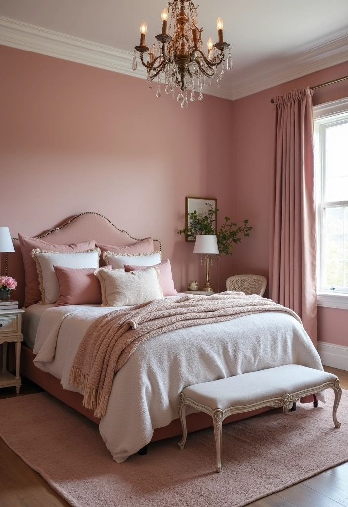 27 Best Paint Colors for Master Bedroom That'll Transform Your Space! - 9. Dusty Rose