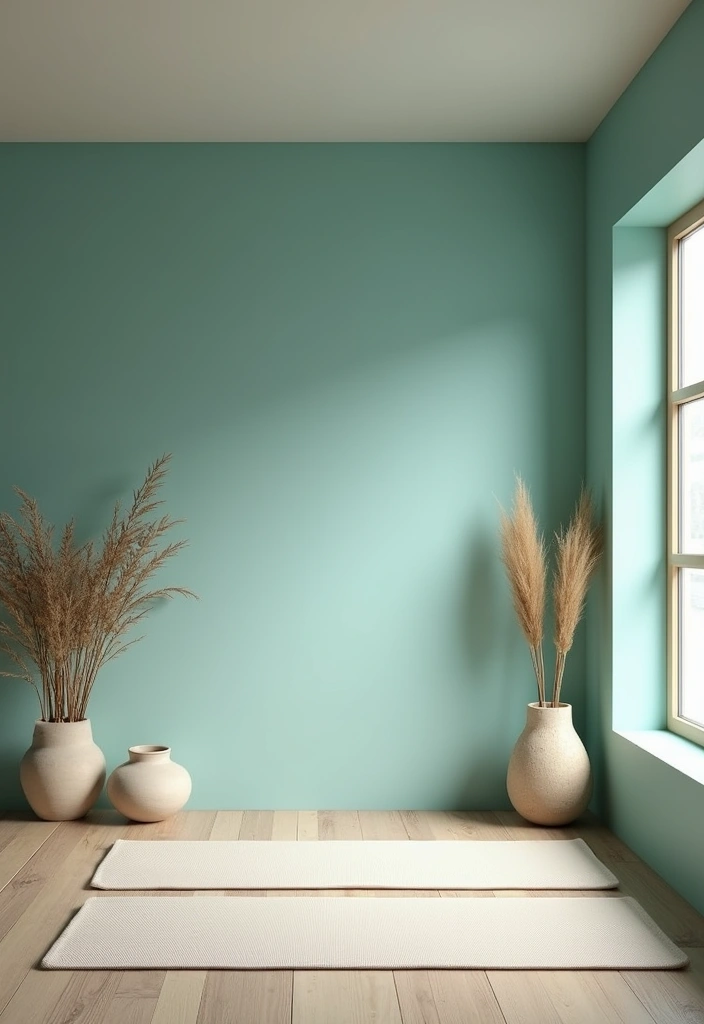 28 Best Paint Colors for Your Home Gym That’ll Transform Your Workout Mood! - 28. Serene Aqua