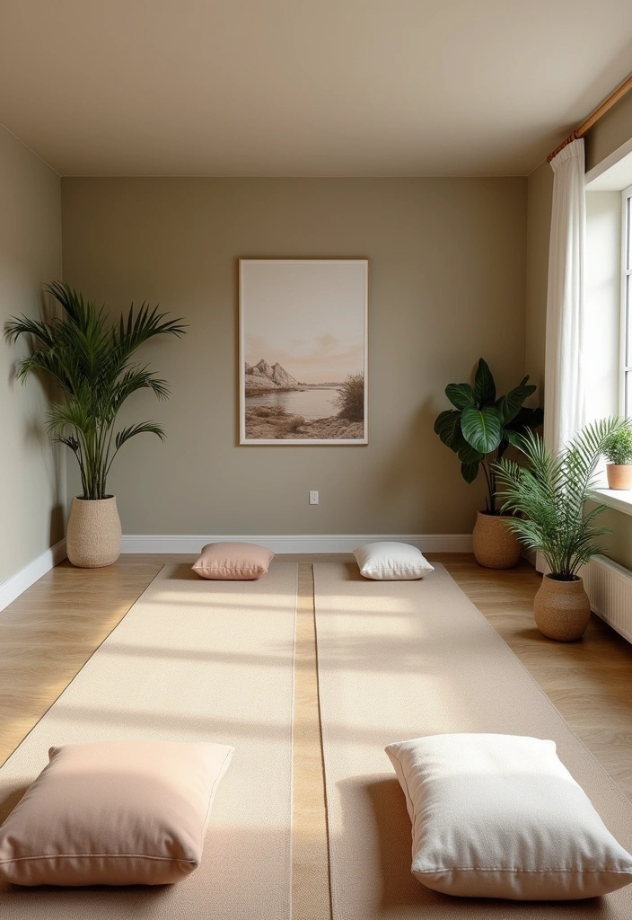 27 Unique Basement Ideas That’ll Transform Your Space into a Cozy Retreat! - 5. Serene Yoga Studio