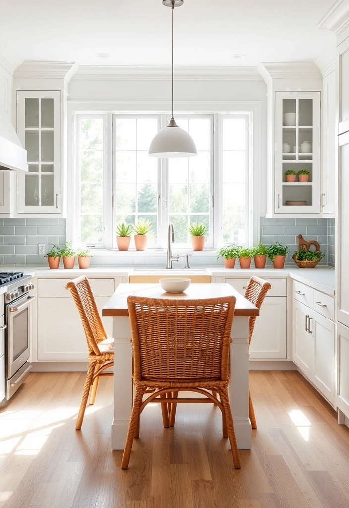 18 Stunning Modern Farmhouse Kitchen Ideas That'll Transform Your Space! - 2. Bright and Airy Color Schemes