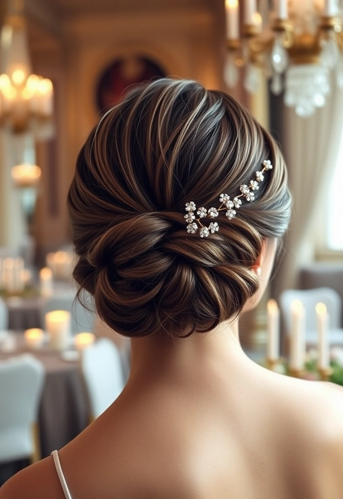 22 Stunning Hairstyles for Bridesmaids That Will Steal the Show! - 18. Classic Low Bun