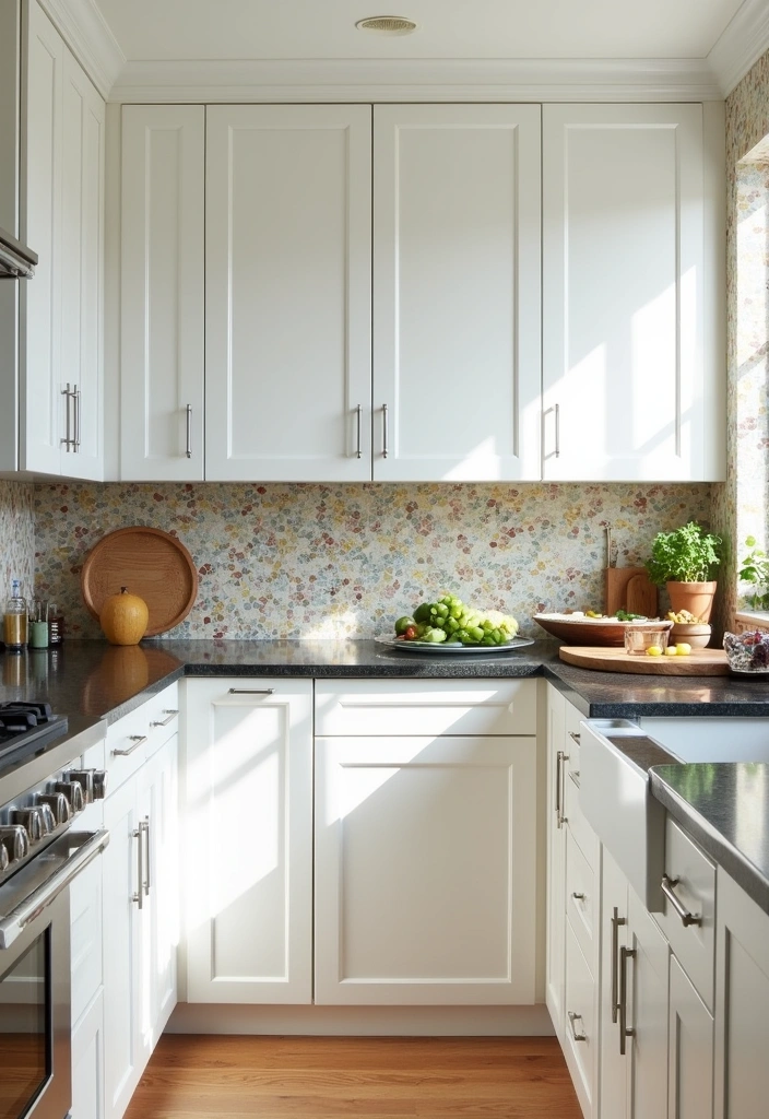 21 Kitchen Cabinet Colors That Hide Dirt (You Won't Believe #10!) - 1. Classic White