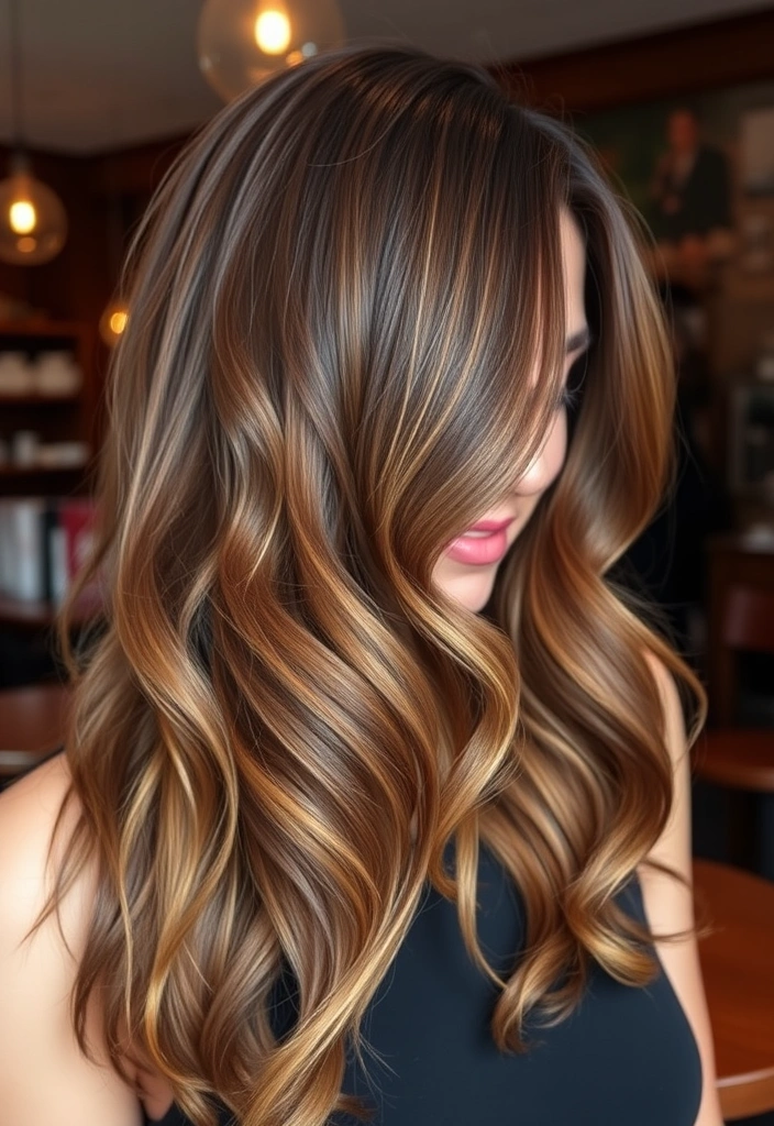 15 Stunning Caramel Highlights on Brown Hair That Will Make Heads Turn! - 5. Warm Caramel Lowlights