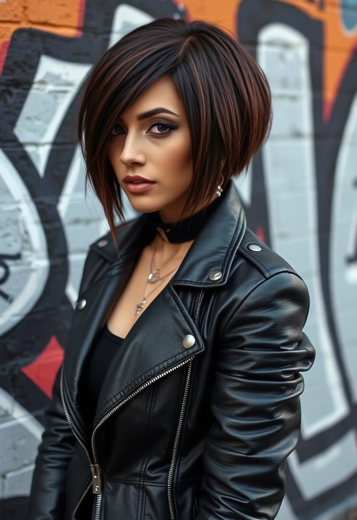 15 Edgy Razor Cut Bob Hairstyles That Will Turn Heads (You Won't Believe #5!) - 2. Asymmetrical Razor Cut Bob