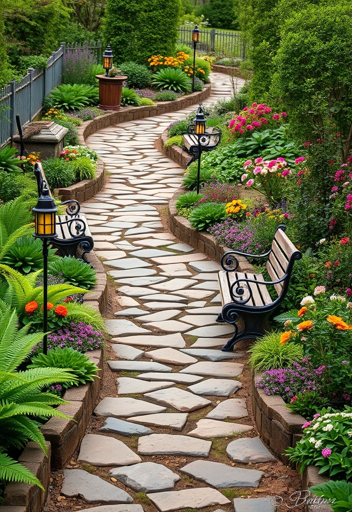 26 Secret Garden Ideas That'll Transform Your Outdoor Space into a Hidden Oasis! - 1. Enchanted Pathways