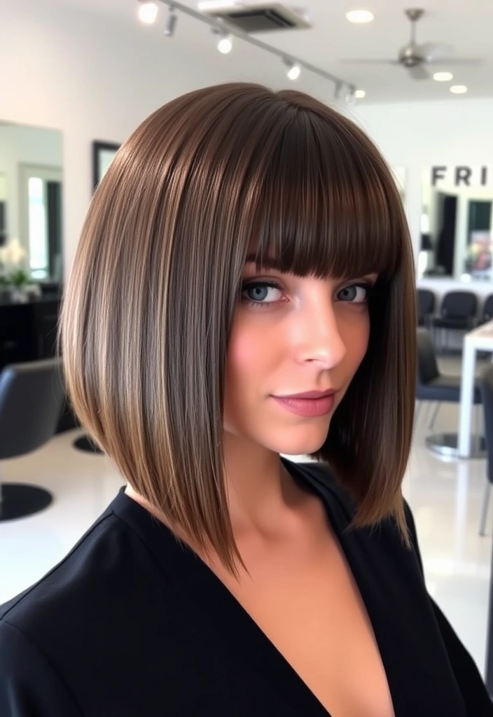 20 Modern Choppy Bob Hairstyles That Will Transform Your Look Instantly! - 4. Blunt Choppy Bob