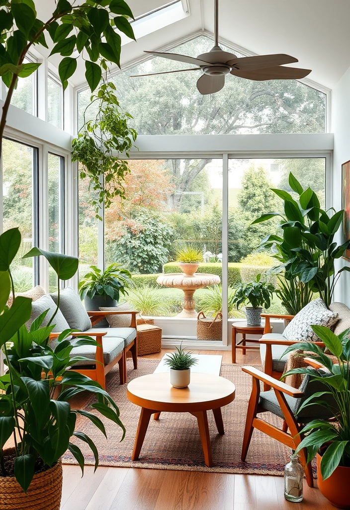 24 Stunning Mid Century Style Home Ideas (You Won't Believe #10!) - 7. Nature-Inspired Decor