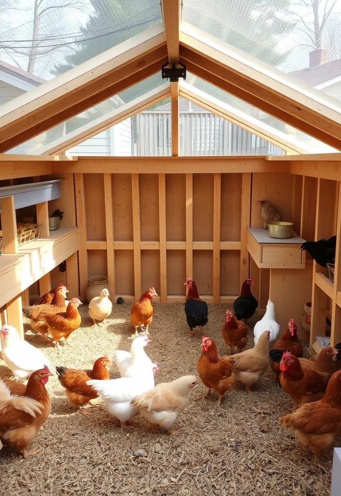 21 Eggcellent Inside Chicken Coop Designs for the Feathery Bunch - 20. The Community Coop