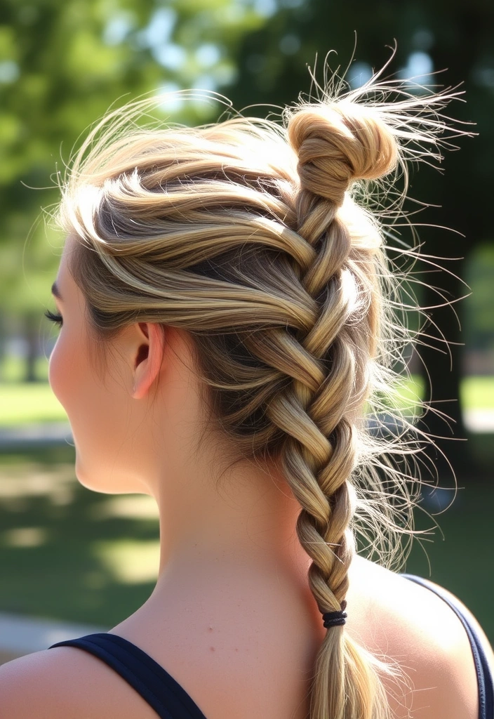 20 Fashionable Haircuts for Thin Hair That Will Transform Your Look Instantly! - 14. Braided Ponytail