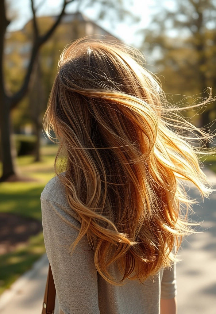 20 Bright Sun-Kissed Brunette Hair Ideas That Will Leave You Breathless! - 11. Golden Brown Textured Layers