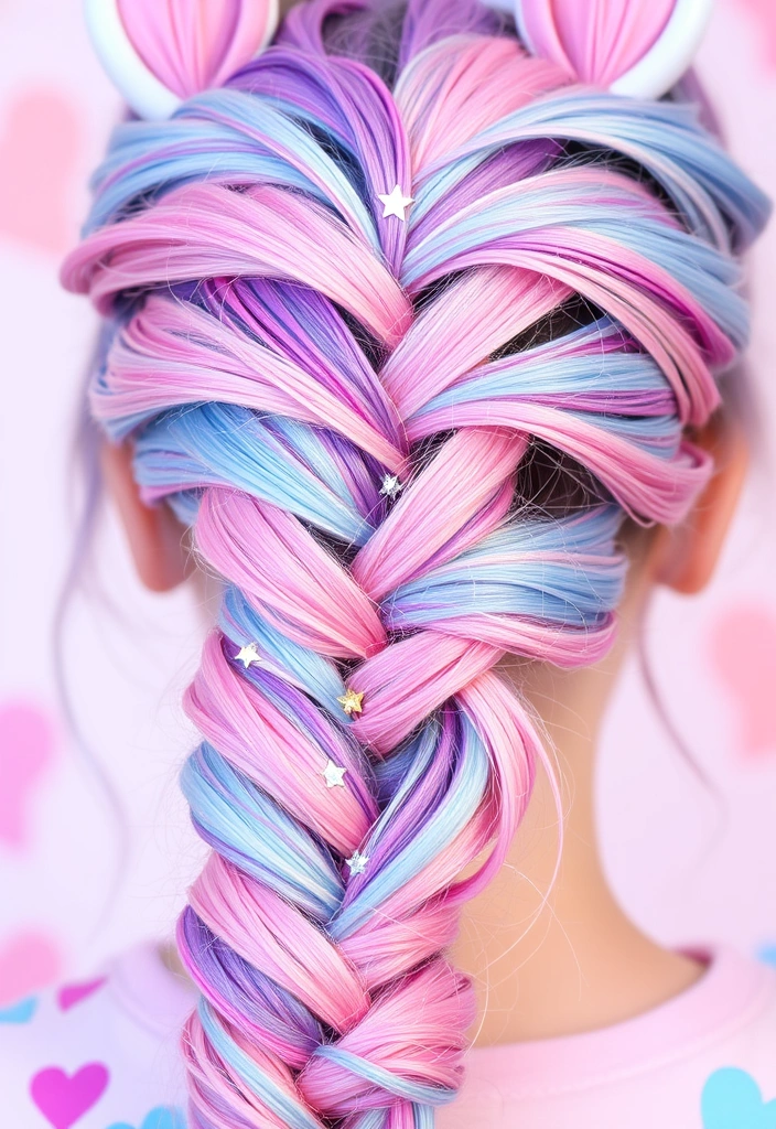 50 Unique and Hilariously Funny Hairstyles That’ll Make You Want to Try #22! - 1. The Unicorn Braid