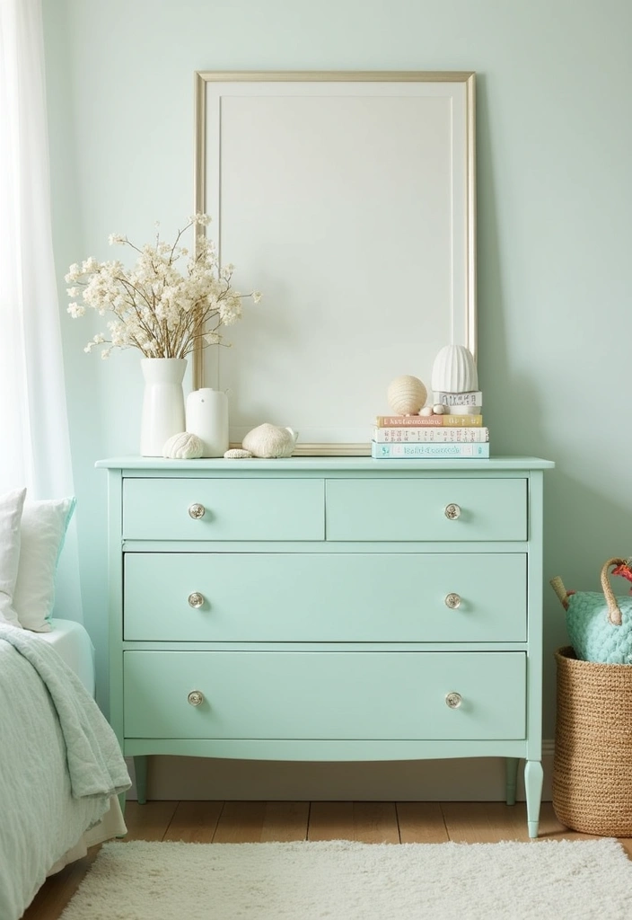 23 Best Paint Colors for Furniture That Will Transform Your Space! - 21. Soft Seafoam Green