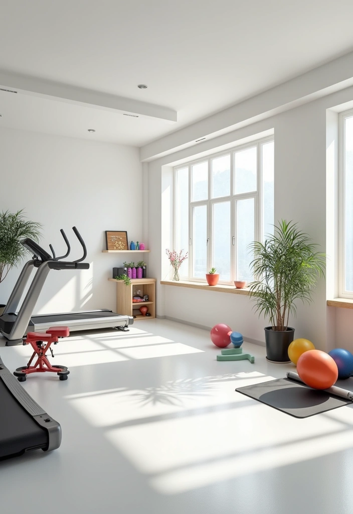 28 Best Paint Colors for Your Home Gym That’ll Transform Your Workout Mood! - 14. Bright White