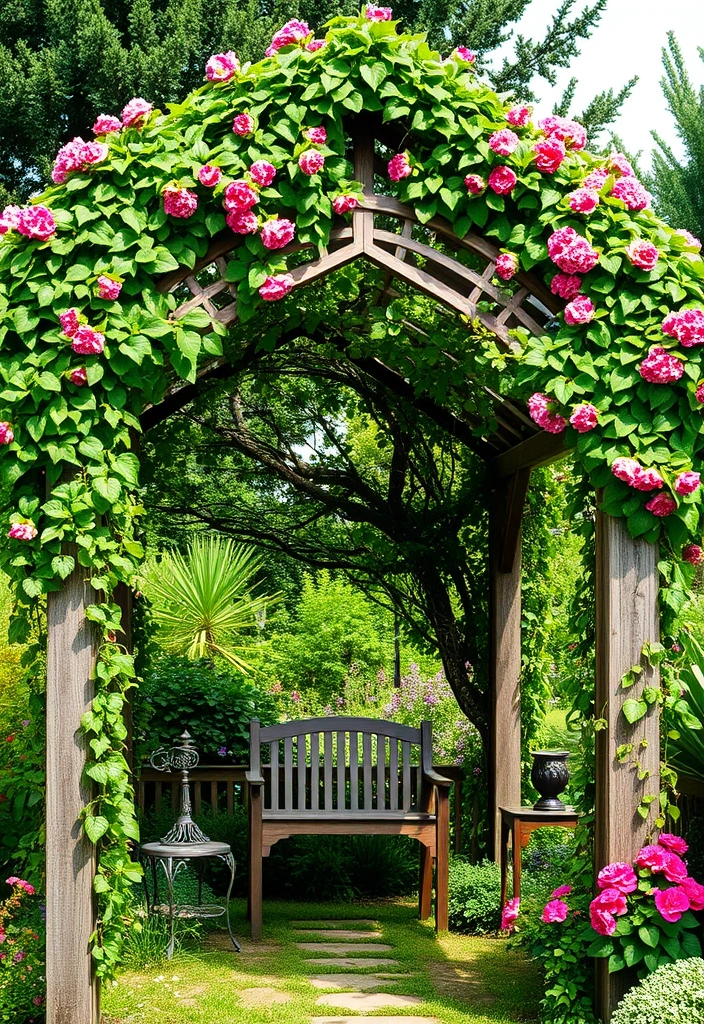 26 Secret Garden Ideas That'll Transform Your Outdoor Space into a Hidden Oasis! - 13. Garden Arbors