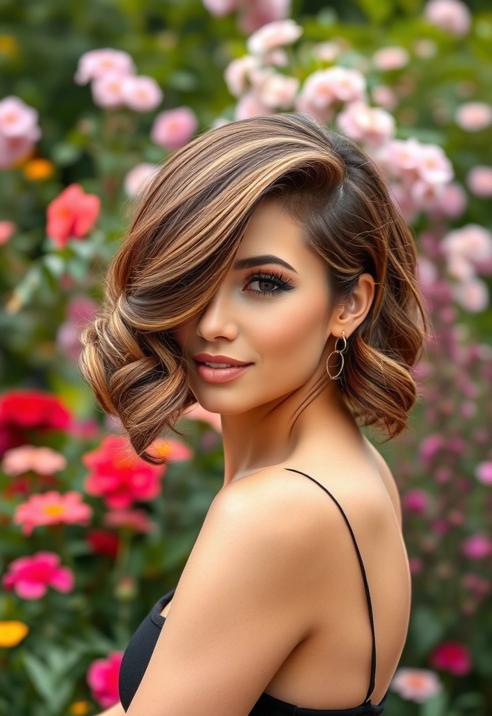 15 Unique Ear-Length Haircuts That Will Transform Your Look - 8. Side-Swept Bob