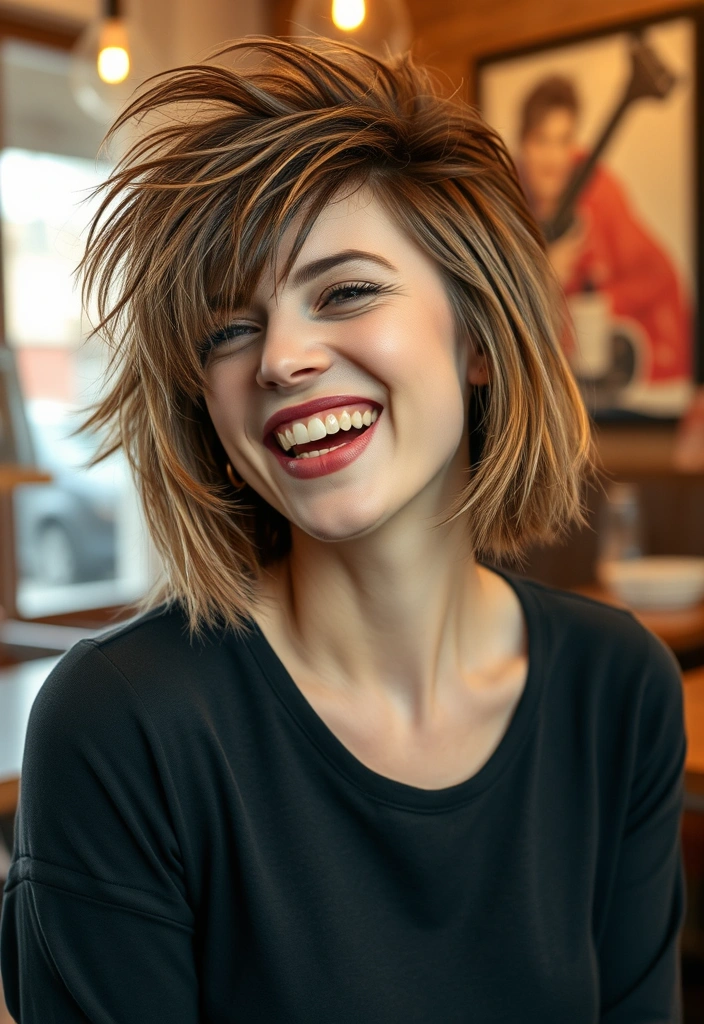 18 Cute Haircuts That Will Transform Your Look (You Won't Believe #12!) - 12. Trendy Shaggy Bob