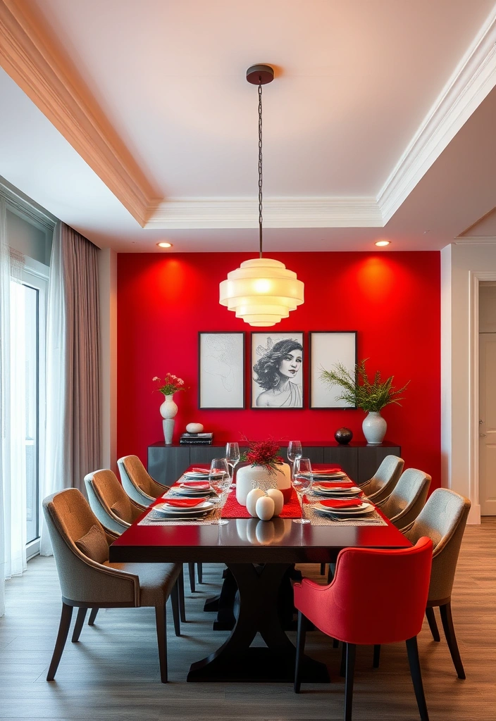 27 Stunning Paint Colors for Your Whole House That You’ll Absolutely Love! - 9. Bold Red