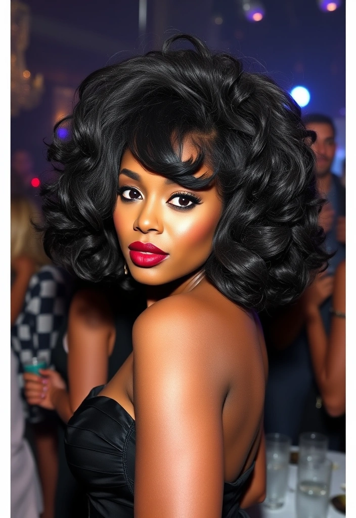 25 Elegant Short Bob Ideas for Black Women That Will Turn Heads! - 19. High-Volume Bob