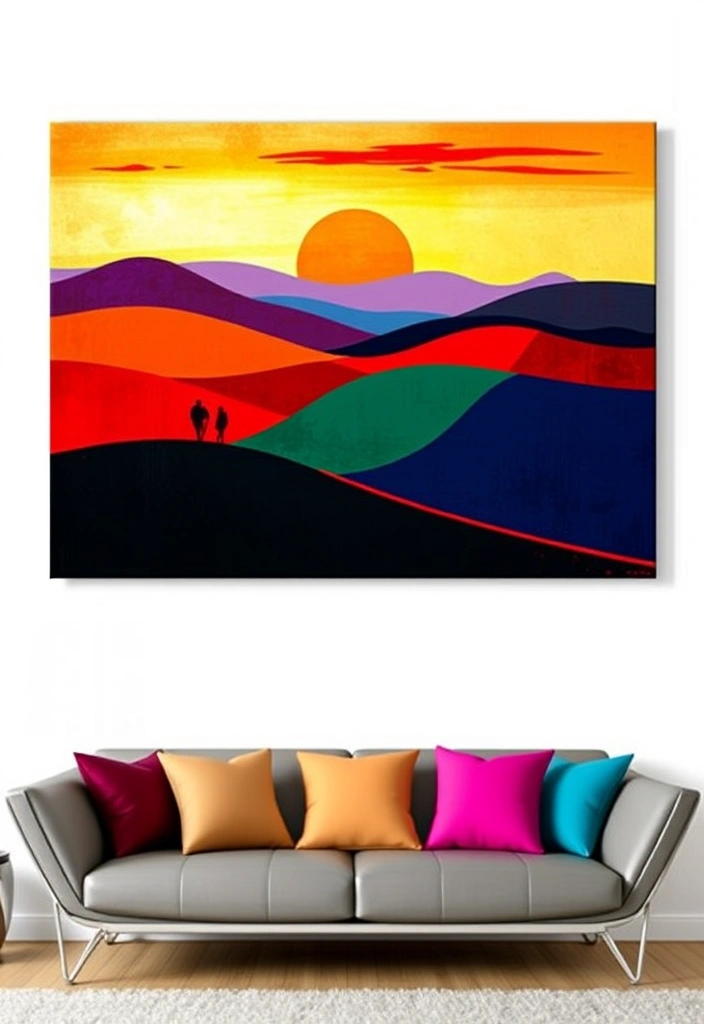 22 Free Organic Modern Wall Art Prints That Will Instantly Elevate Your Space! - 4. Abstract Landscape Prints