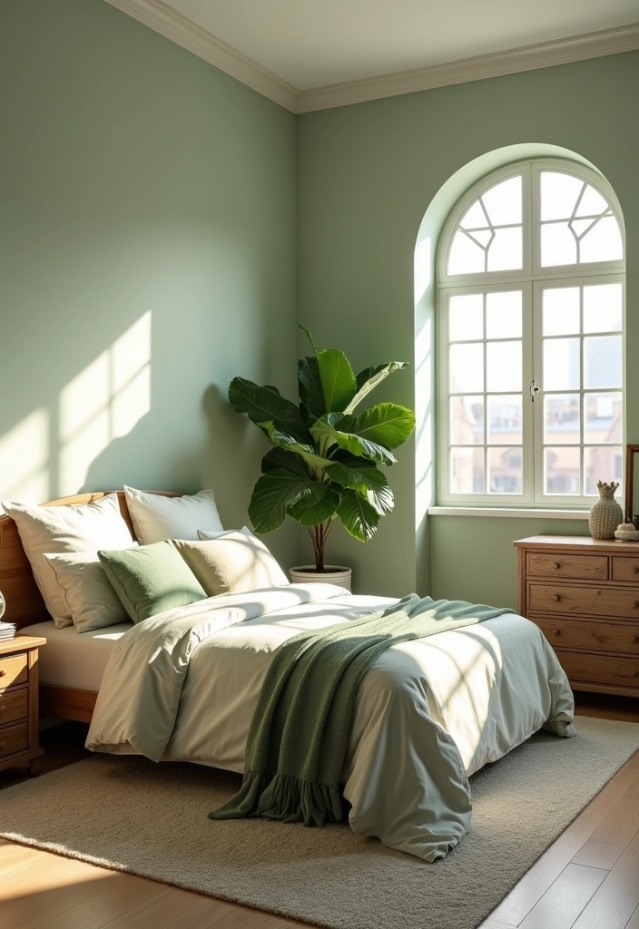 27 Best Paint Colors for Master Bedroom That'll Transform Your Space! - 2. Soft Sage Green