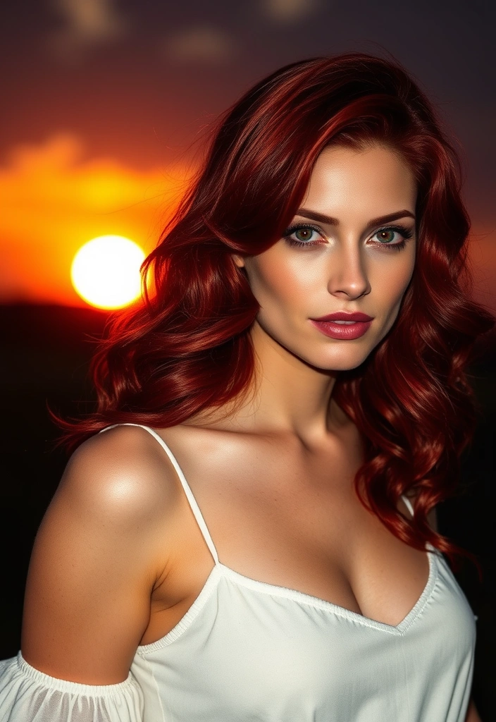 20 Summer Hair Color Trends That Will Make You the Envy of Your Friends! - 19. Garnet Red