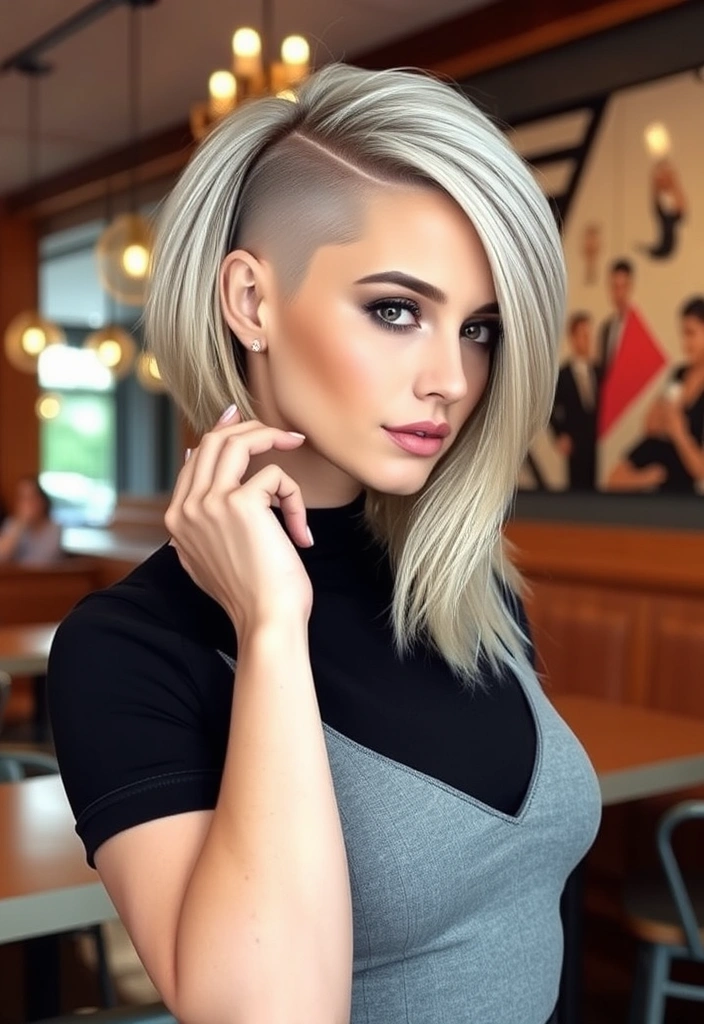 15 Edgy Razor Cut Bob Hairstyles That Will Turn Heads (You Won't Believe #5!) - 5. Undercut Razor Cut Bob (You Won't Believe #5!)