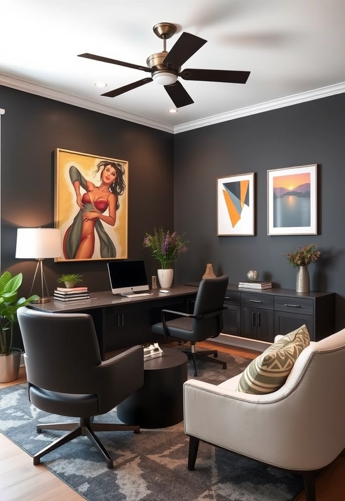 27 Stunning Paint Colors for Your Whole House That You’ll Absolutely Love! - 6. Charcoal Gray