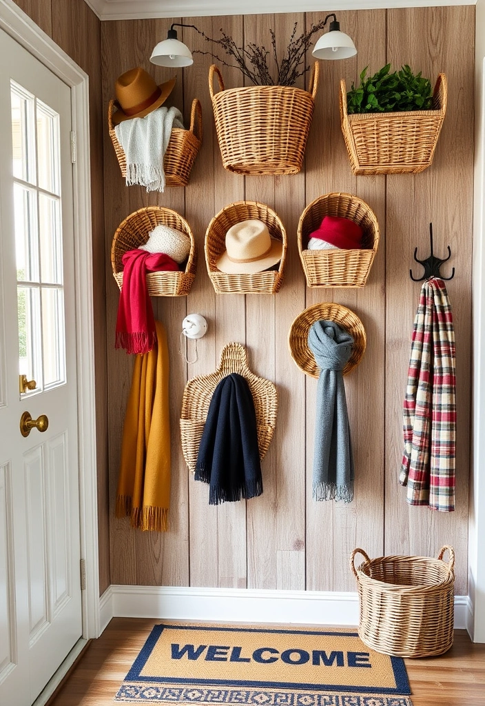 20 Genius Storage Solutions That Will Change Your Life (You Won't Believe #14!) - 10. Wall-Mounted Baskets