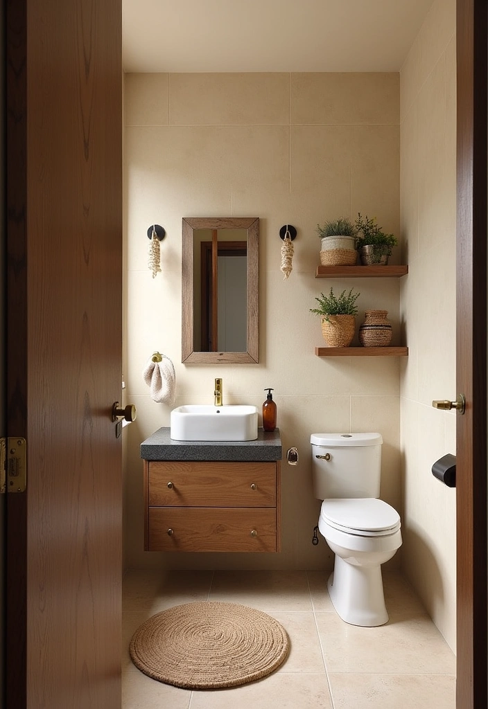 24 Best Paint Colors for a Small Bathroom That'll Make It Feel Spacious! - 5. Creamy Beige