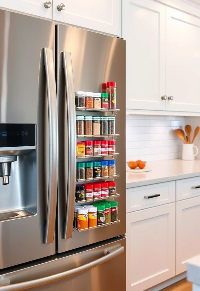 20 Genius Storage Solutions That Will Change Your Life (You Won't Believe #14!) - 4. Magnetic Spice Racks