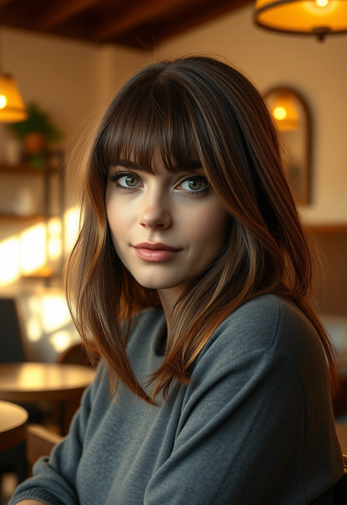 20 Fashionable Haircuts for Thin Hair That Will Transform Your Look Instantly! - 12. Side-Swept Bangs