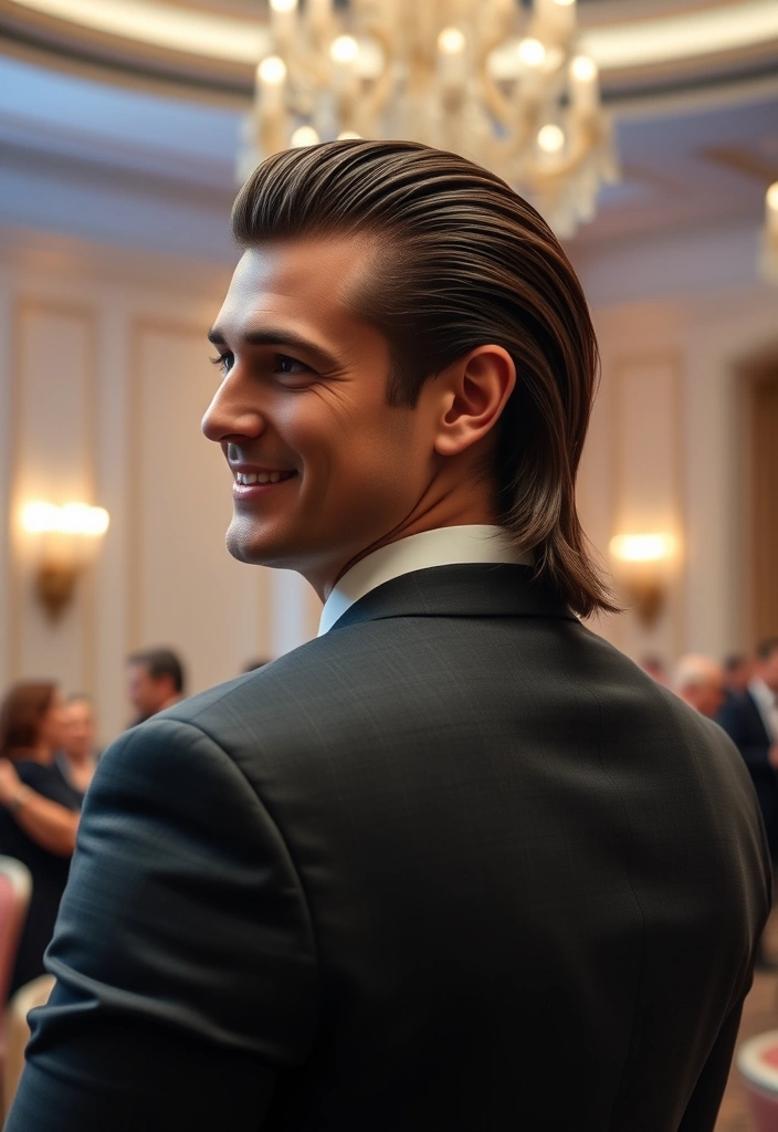 24 Classic Subtle Mullets for Men That Will Make You Rethink Your Hair Game! - 5. The Slicked Back Mullet