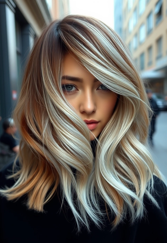 15 Stunning Chestnut Hair Color Ideas That Will Ignite Your Style! - 10. Chestnut and Silver Fusion