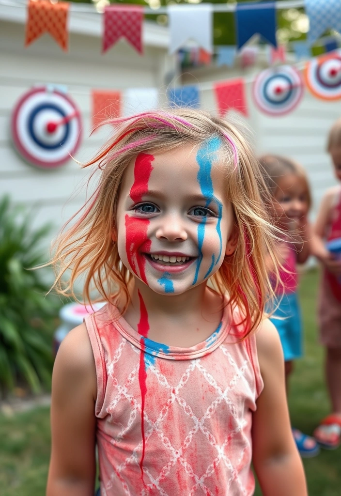 21 Patriotic and Stylish 4th of July Hairstyles That'll Make You Shine! - 18. Colorful Hair Chalk