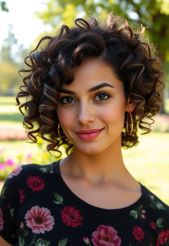 15 Unique Ear-Length Haircuts That Will Transform Your Look - 3. Curly Lob