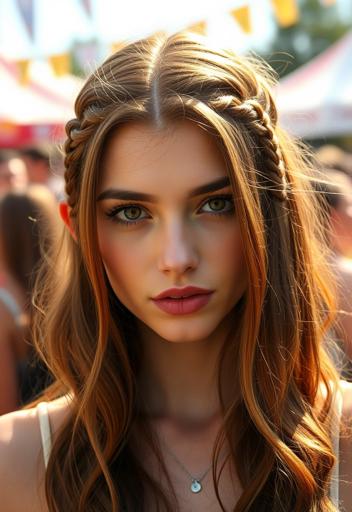 15 Stunning Chestnut Hair Color Ideas That Will Ignite Your Style! - 14. Chestnut Hair with Braided Accents