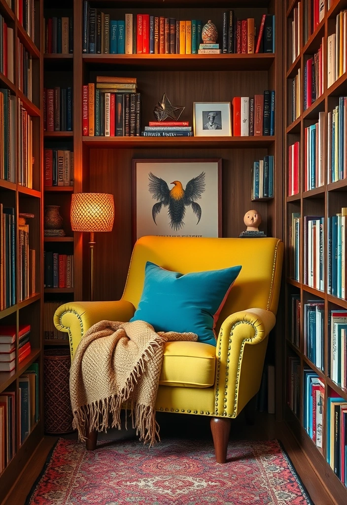 21 Colorful Home Decor Ideas That Will Ignite Your Inner Maximalist! - 18. Cozy Nooks with Color