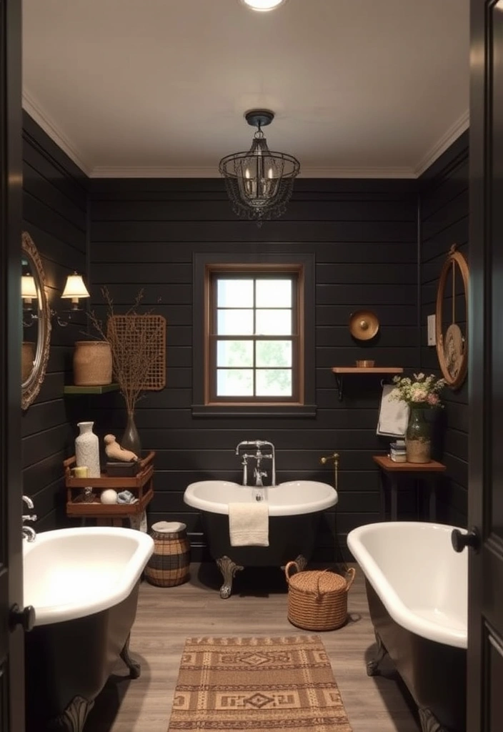 22 Moody Bathroom Designs That Will Transform Your Space into a Luxurious Retreat! - 7. Textured Walls