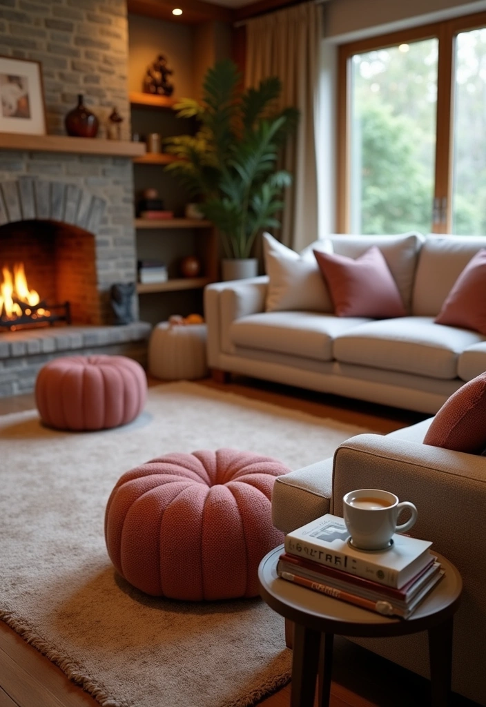 23 Hygge Living Room Ideas That'll Wrap You in Cozy Bliss! - 4. Inviting Seating Arrangements