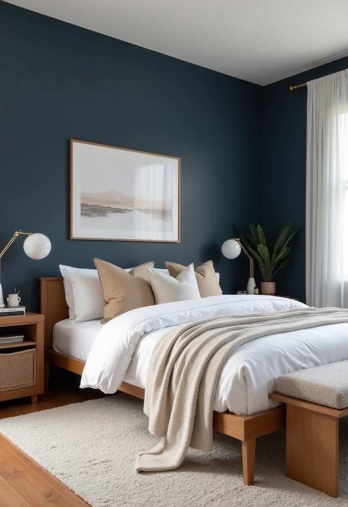 20 Serene Blues for Bedrooms That Will Transform Your Space into a Tranquil Oasis! - 10. Cool Slate Blue