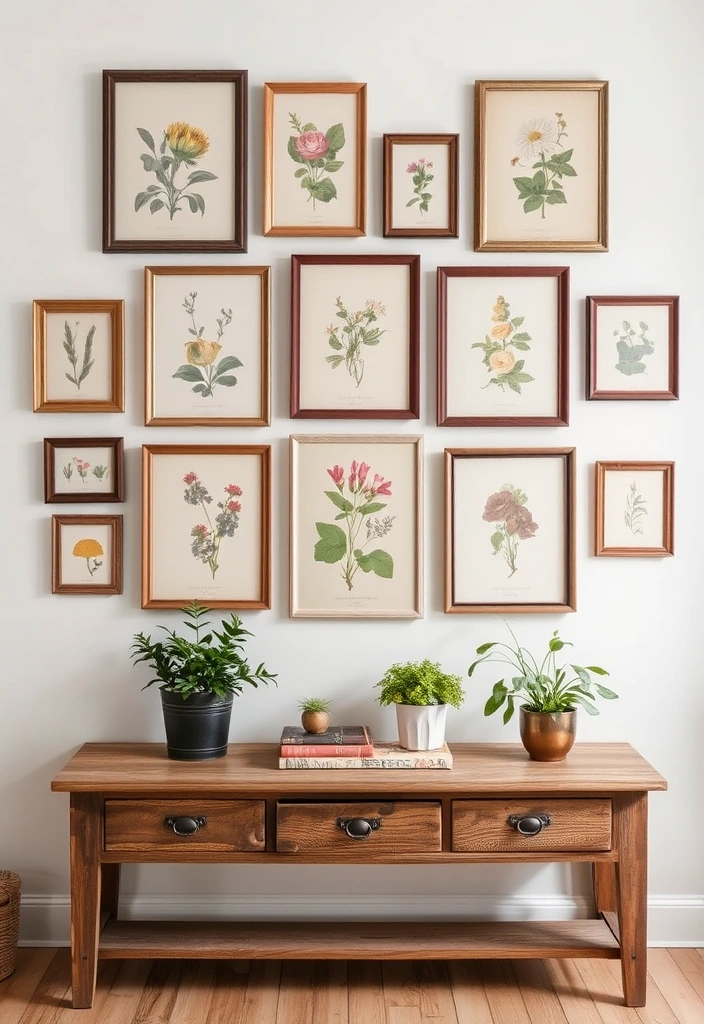 22 Cottagecore Decor Ideas That'll Make Your Home Feel Like a Fairytale! - 6. Botanical Prints and Artwork