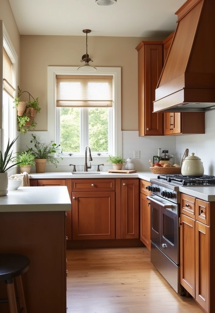 25 Stunning Paint Colors for Cherry Cabinets That Will Transform Your Kitchen! - 23. Soft Sand