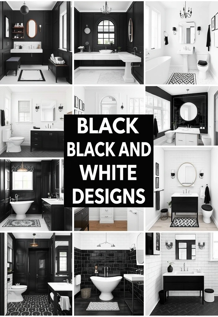 26 Stunning Black And White Bathroom Designs That Will Leave You Speechless! - Conclusion