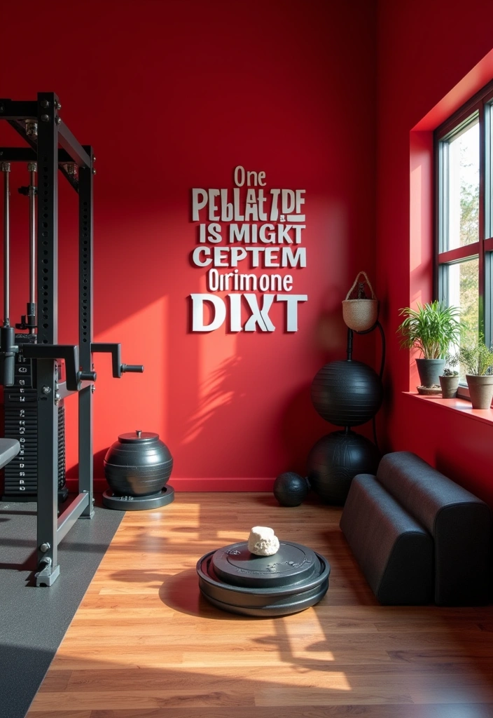 28 Best Paint Colors for Your Home Gym That’ll Transform Your Workout Mood! - 27. Classic Red